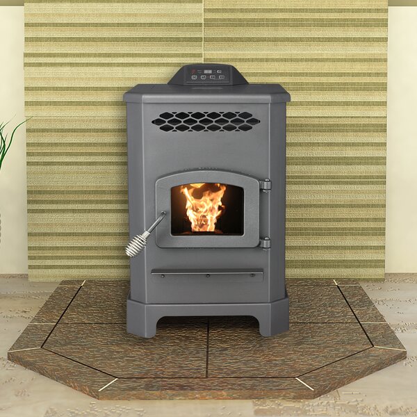 US Stove 2200 Square Feet Natural Vent Freestanding Wood Pellets Stove